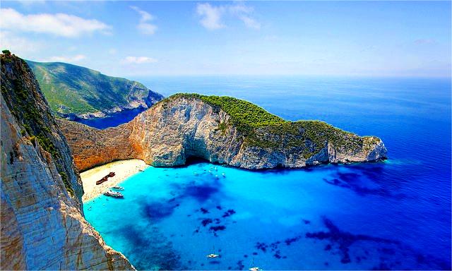 Corfu island in Greece